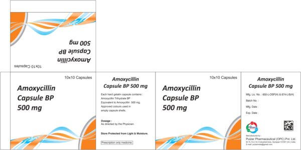 Amoxycillin Capsule BP 500 mg - Image 2