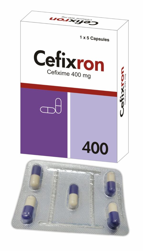 Cefixron Capsule (Cefixime 400 mg)