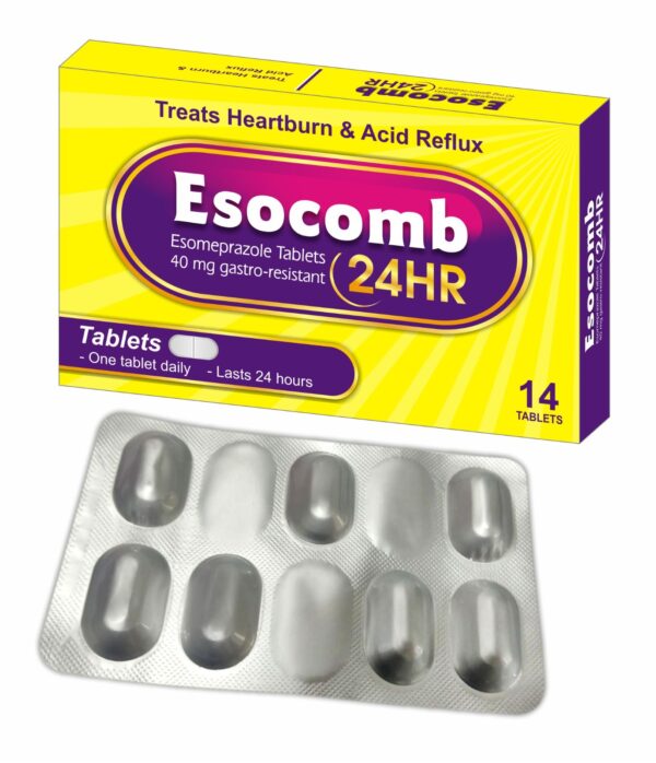 ESOCOMB (Esomeprazole Tablets 40 mg gastro-resistant) 24HR