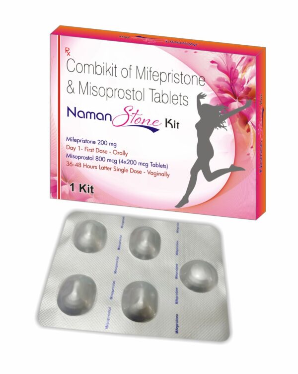 NAMAN STONE KIT (Combikit of Mifepristone & Misoprostol Tablets)