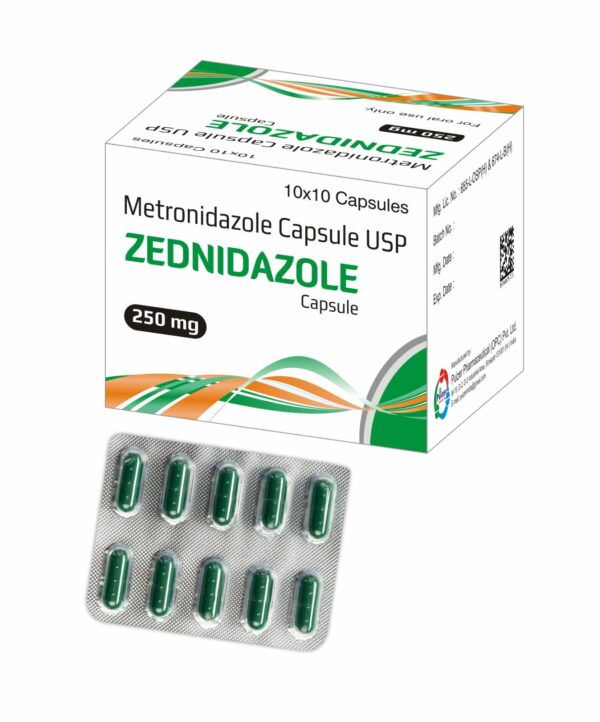 ZEDNIDAZOLE Capsules (Metronidazole Capsules USP)