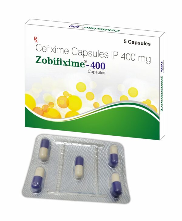 Zobifixime-400 Capules (Cefixime Capsules IP 400 mg)