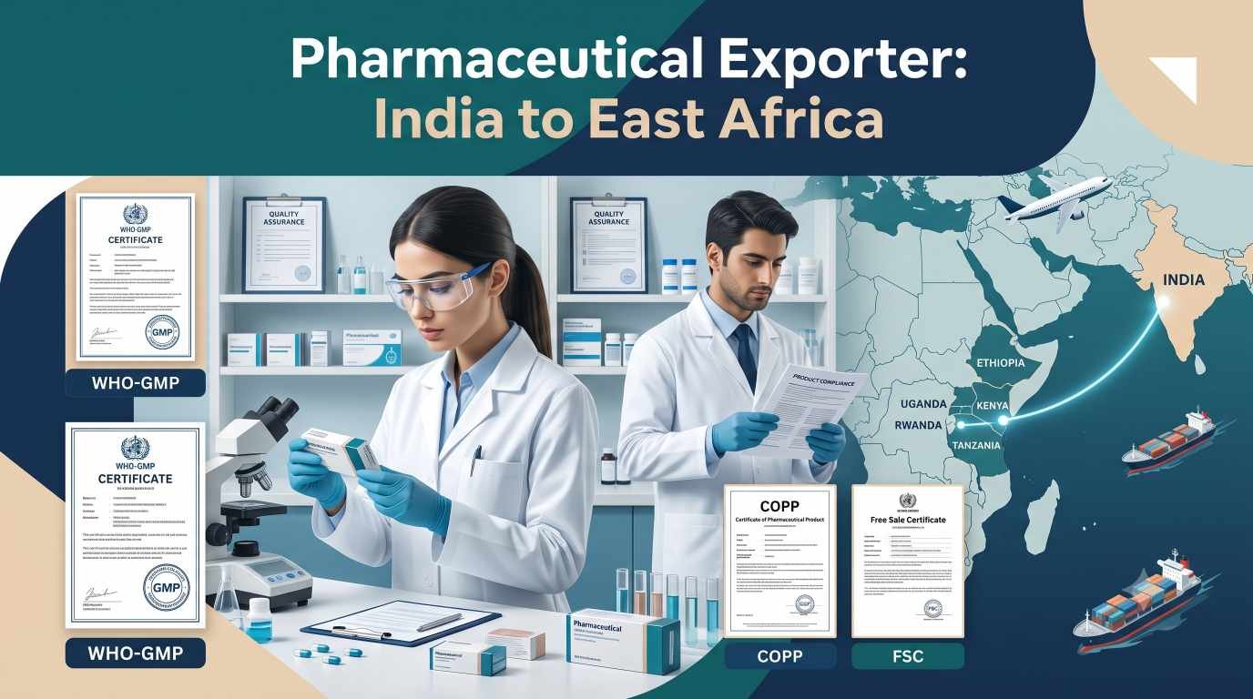 pharmaceutical exporter from India to East Africa