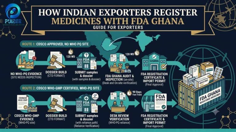 FDA Ghana product registration process for Indian exporters